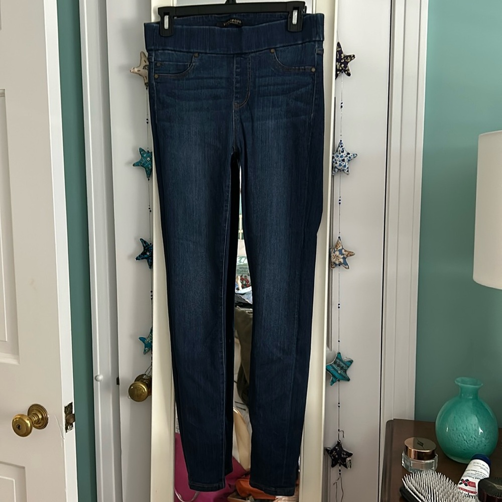 Liverpool skinny pull on jeans. 4/27 size